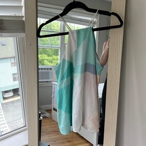 Calvin Klein Original Panel Summer White Green Blue Top